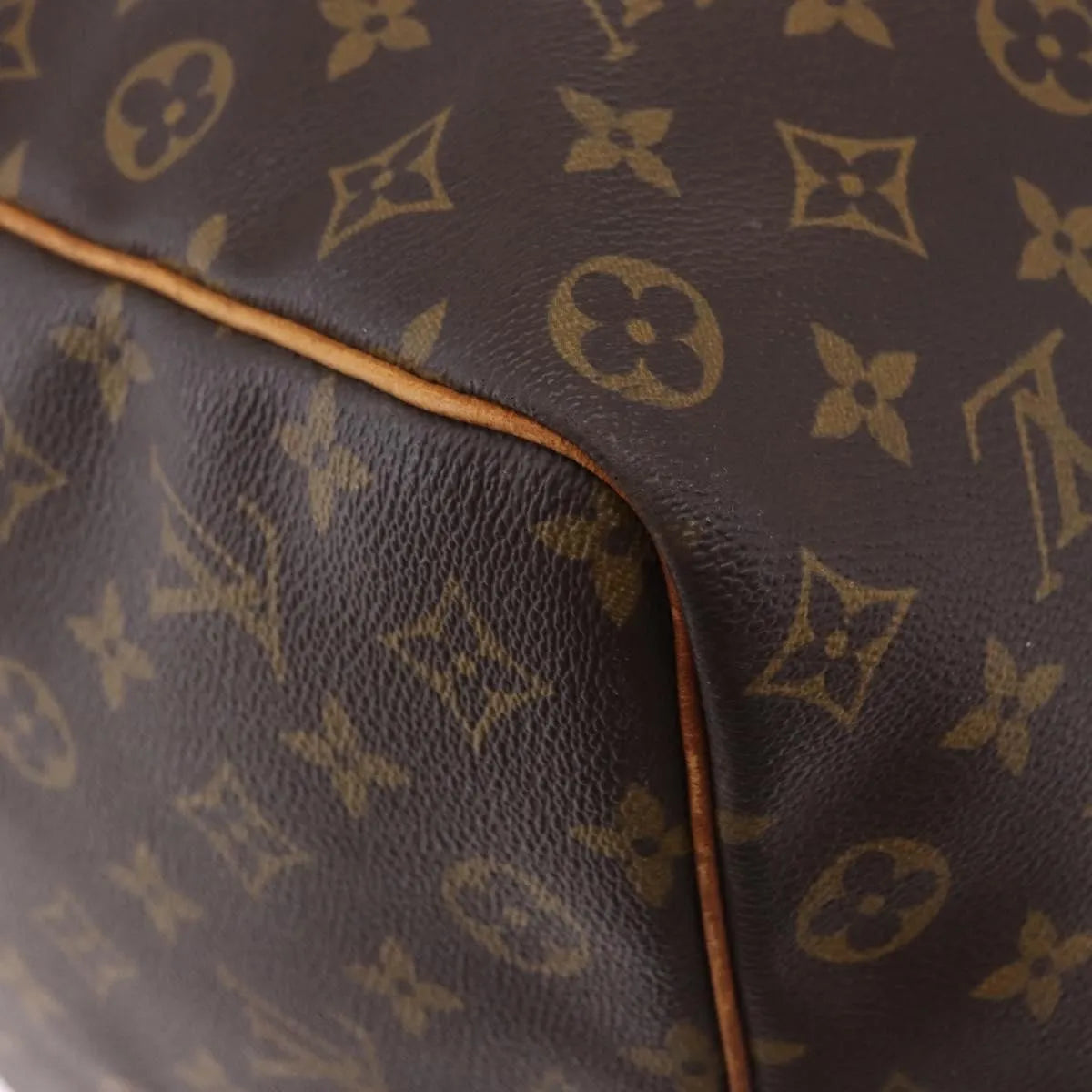 Louis Vuitton Keepall Monogram, Brown, Canvas, Travel Bag