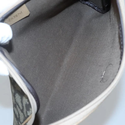 Saint Laurent Vintage Clutch PVC, Gray, Canvas, Clutch