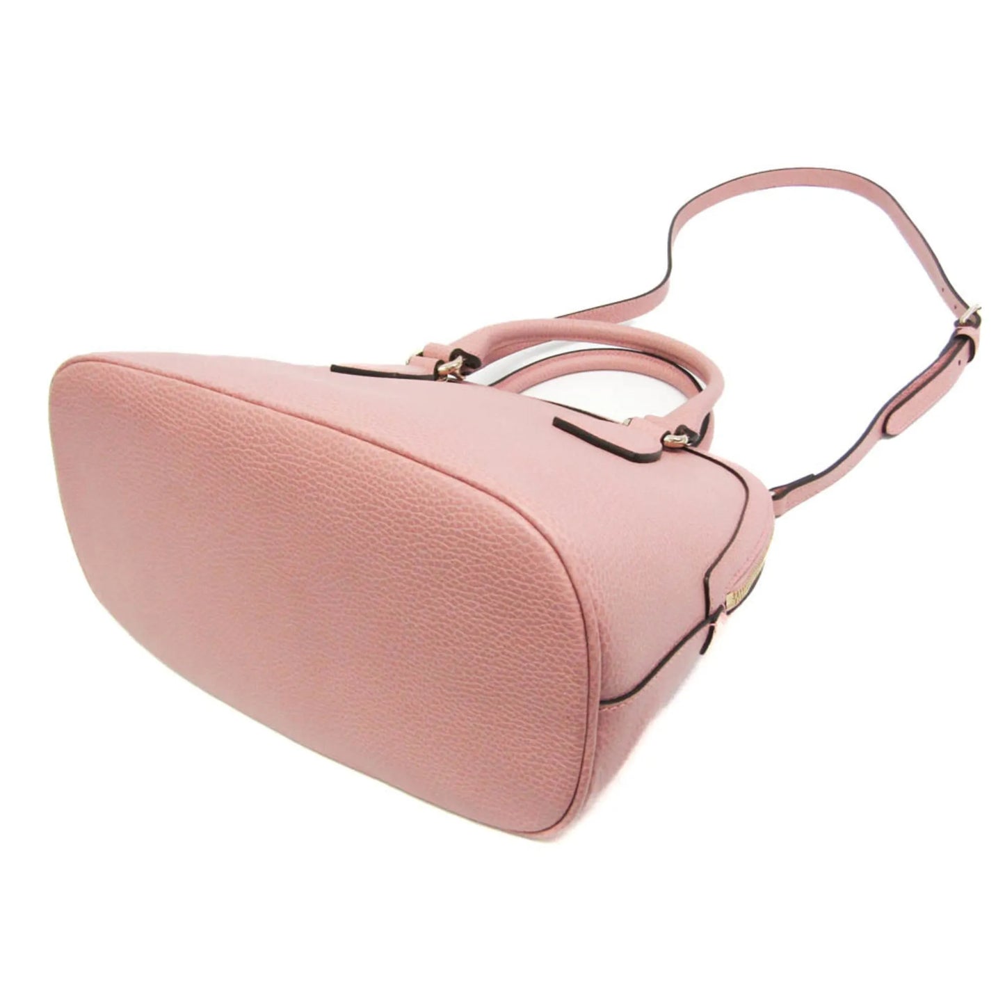 Gucci Convertible Dome Satchel Leather, Pink, Leather, Handbag