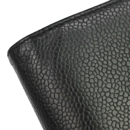 Chanel Timeless CC French Caviar, Black, Leather, Wallet