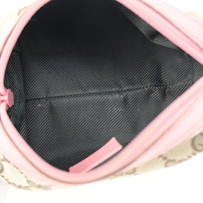 Gucci Cosmetic Case GG Canvas, Brown, Canvas, Clutch