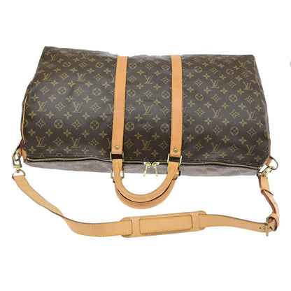 Louis Vuitton Keepall Bandouliere Monogram Canvas, Brown, Canvas, Travel Bag