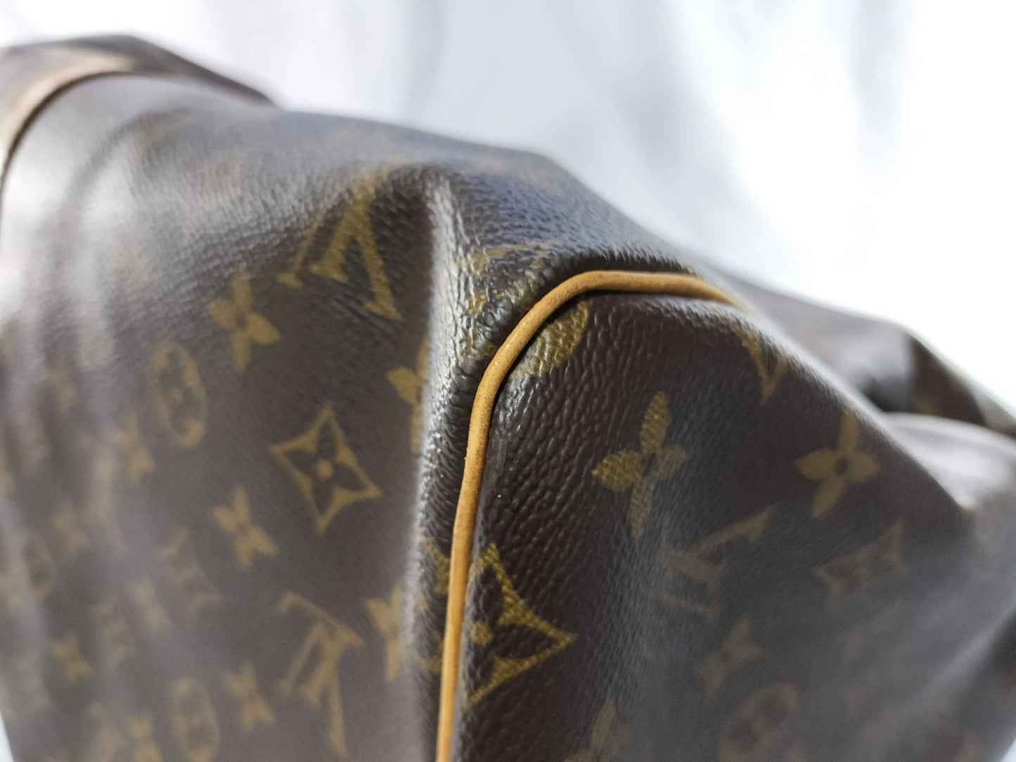 Louis Vuitton Keepall Monogram Canvas with LV Friends Patch, Brown, Canvas, Travel Bag