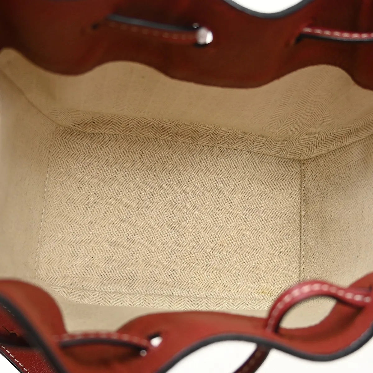 Loewe Hammock Leather, Red, Leather, Handbag