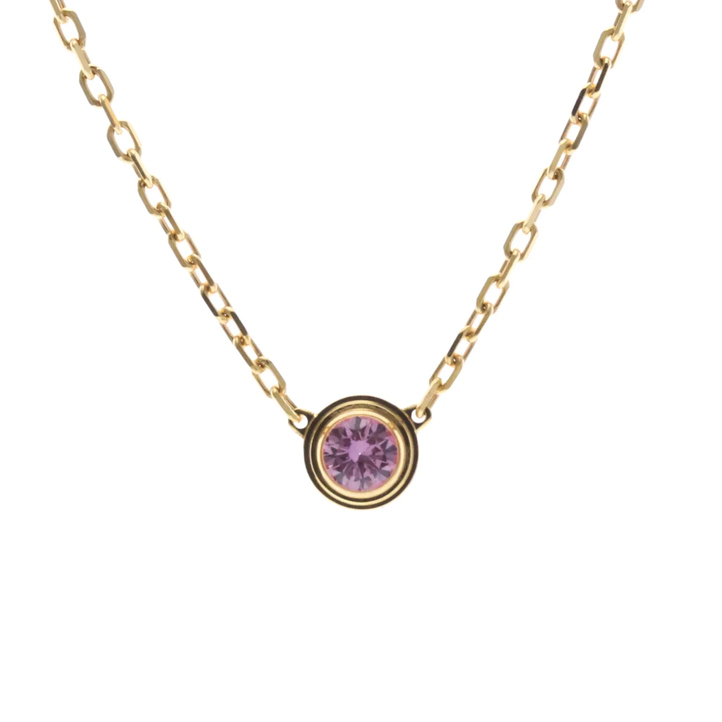 Cartier Cartier D'Amour 1 Pink Sapphire 18K Rose Gold, Gold, Pink Gold, Necklace