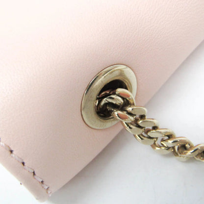 Chloe Bow Detail Wallet on Chain Leather, Pink, Leather, Clutch