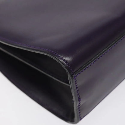 Celine vintage Leather, Purple, Leather, Handbag