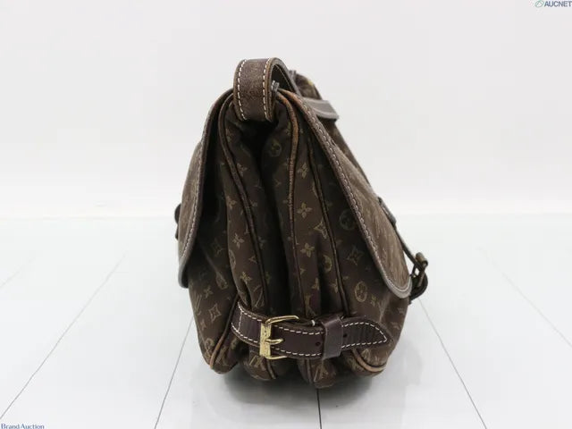 Louis Vuitton Neo Saumur Limited Edition Since 1854 Monogram Jacquard and Leather, Brown, Canvas, Handbag