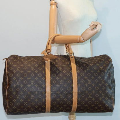 Louis Vuitton Keepall Monogram Canvas, Brown, Canvas, Travel Bag