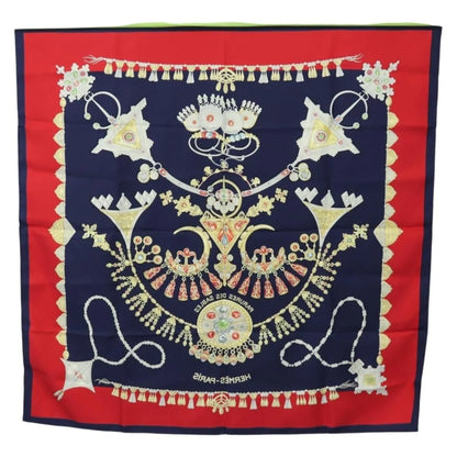 Hermes Carré 90 Silk multicolor, Navy, Silk, Scarf