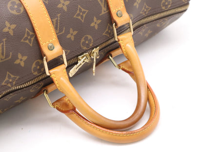 Louis Vuitton Keepall Monogram Canvas, Brown, Canvas, Travel Bag