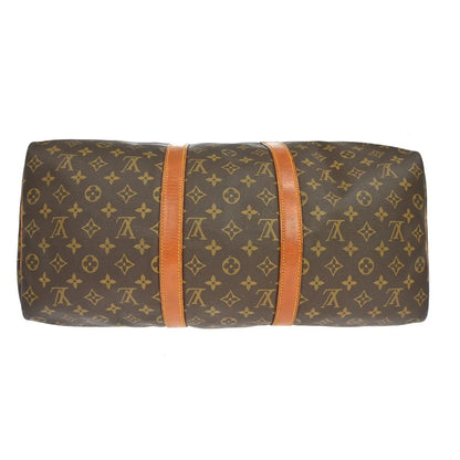 Louis Vuitton Keepall Monogram Canvas, Brown, Canvas, Travel Bag