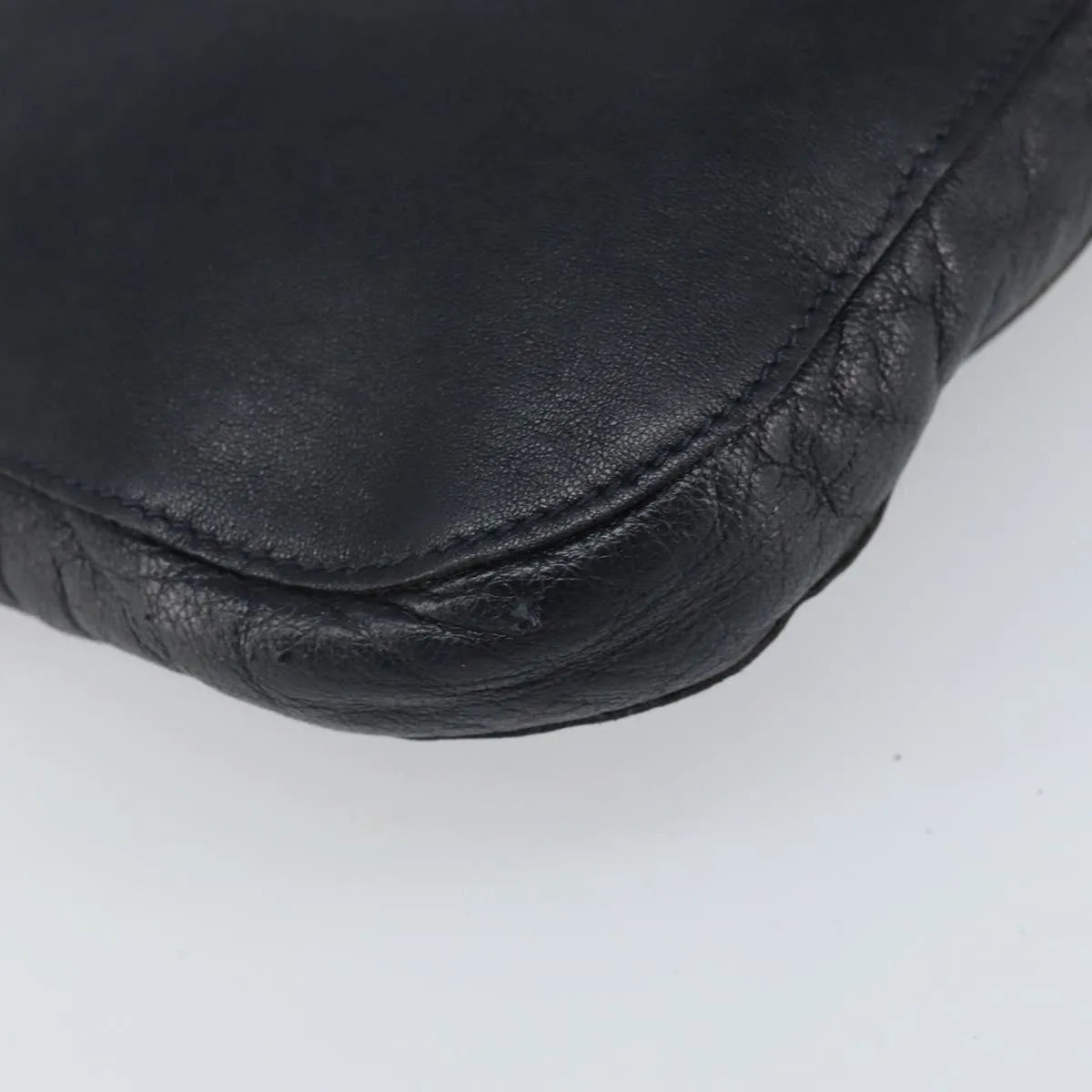 Celine Vintage Leather, Navy, Leather, Shoulder Bag