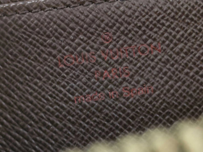 Louis Vuitton Zippy Organizer Damier Ebene, Brown, Canvas, Wallet