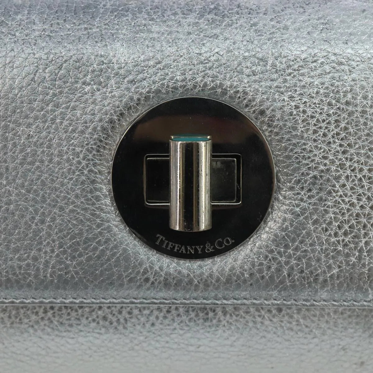 Tiffany & Co. Vintage Leather, Silver, Leather, Shoulder Bag