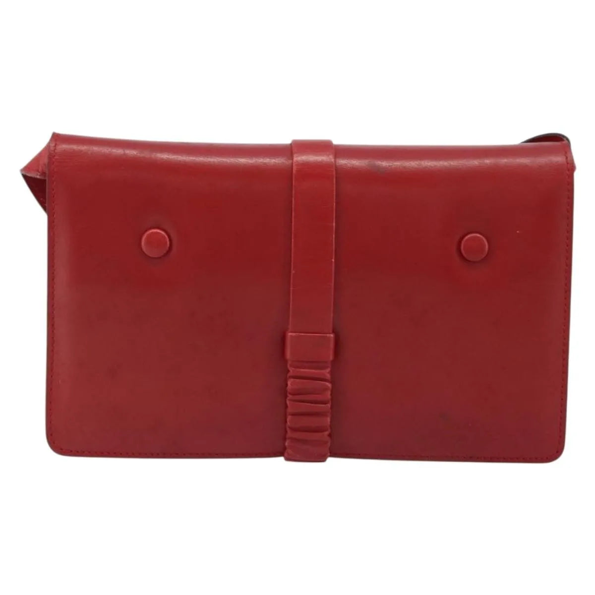 Celine Vintage Leather, Red, Leather, Shoulder Bag