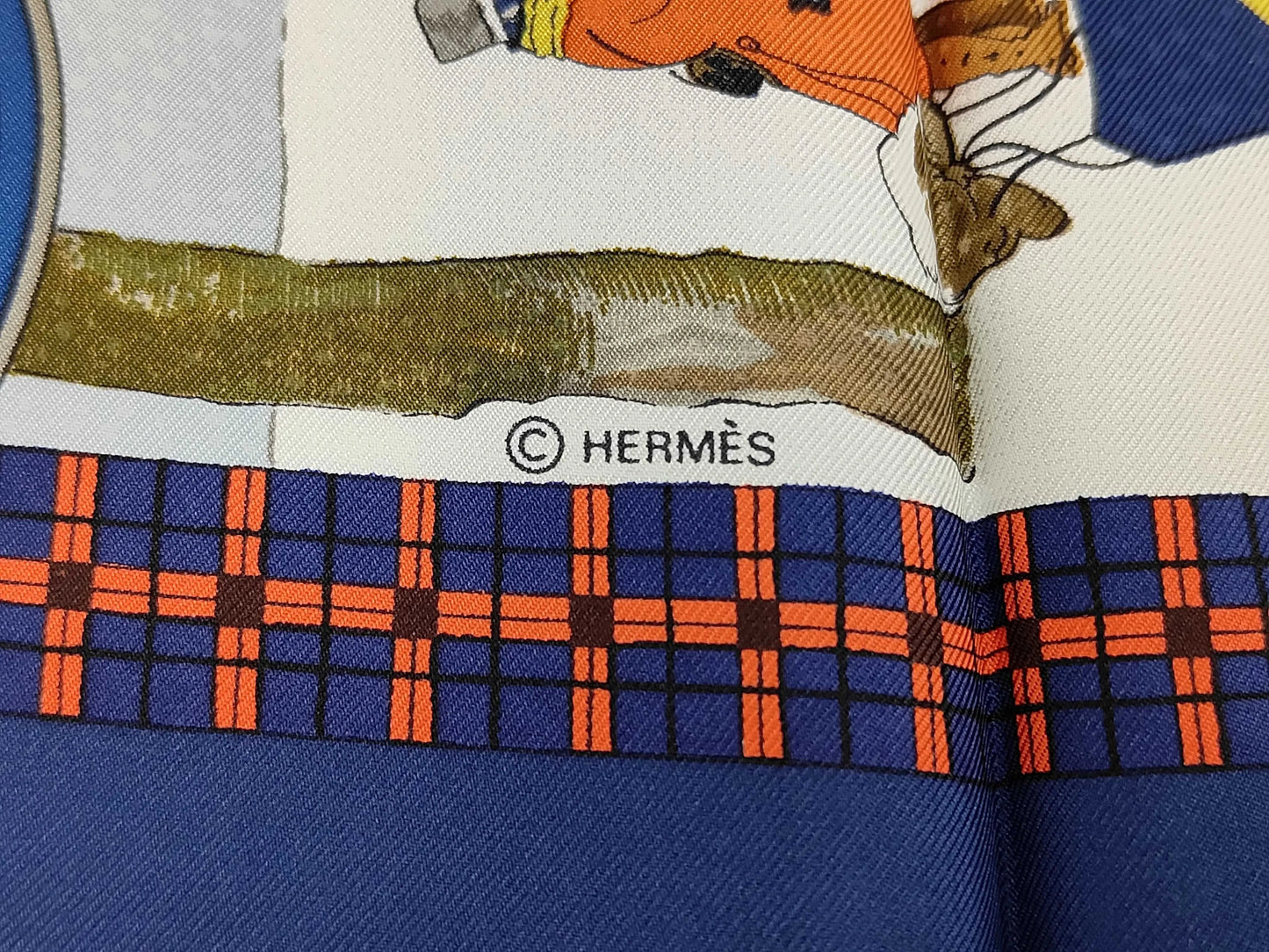 Hermes Carré 90 Silk multicolor, Multicolour, Silk, Scarf
