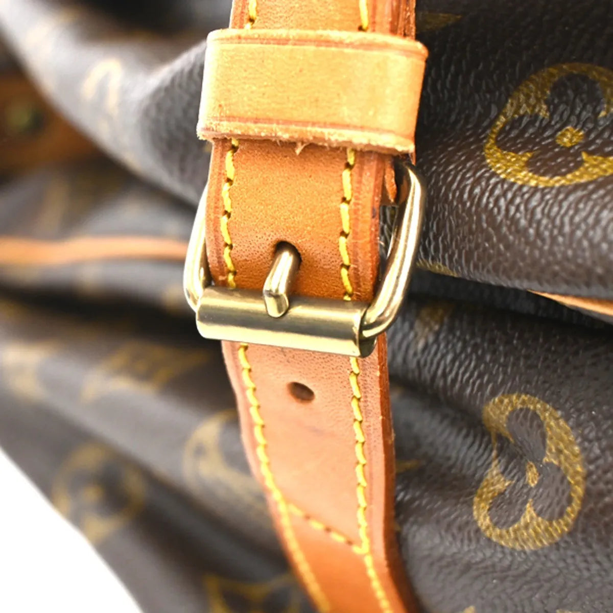 Louis Vuitton Saumur Monogram Canvas, Brown, Canvas, Shoulder Bag