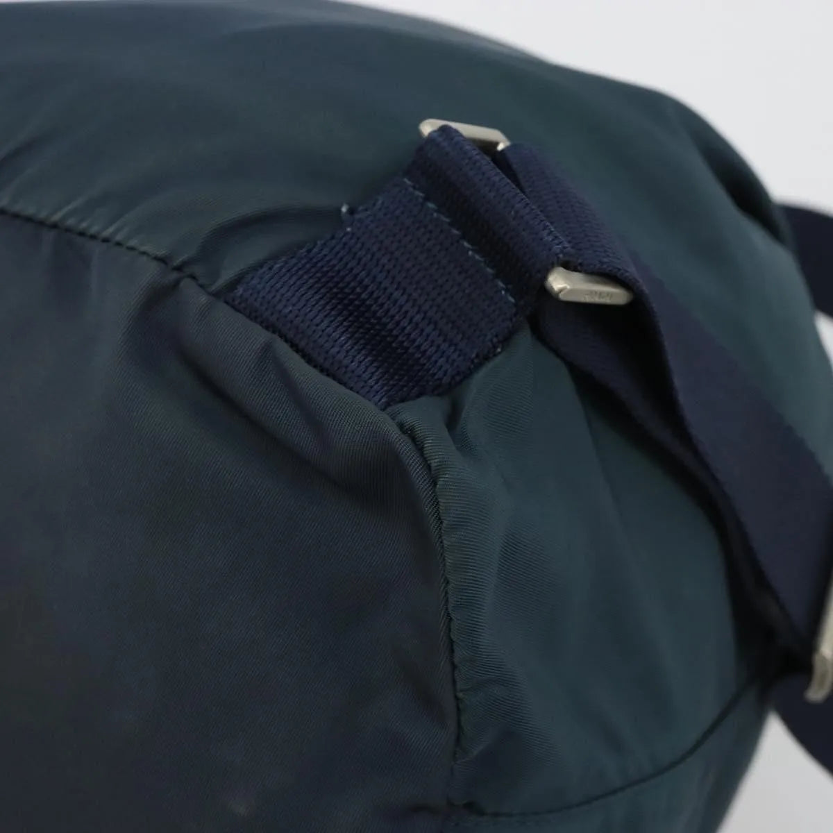 Prada Double Front Pocket Tessuto, Navy, Nylon, Backpack