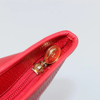 Christian Dior Vintage Tote Leather, Red, Leather, Tote Bag