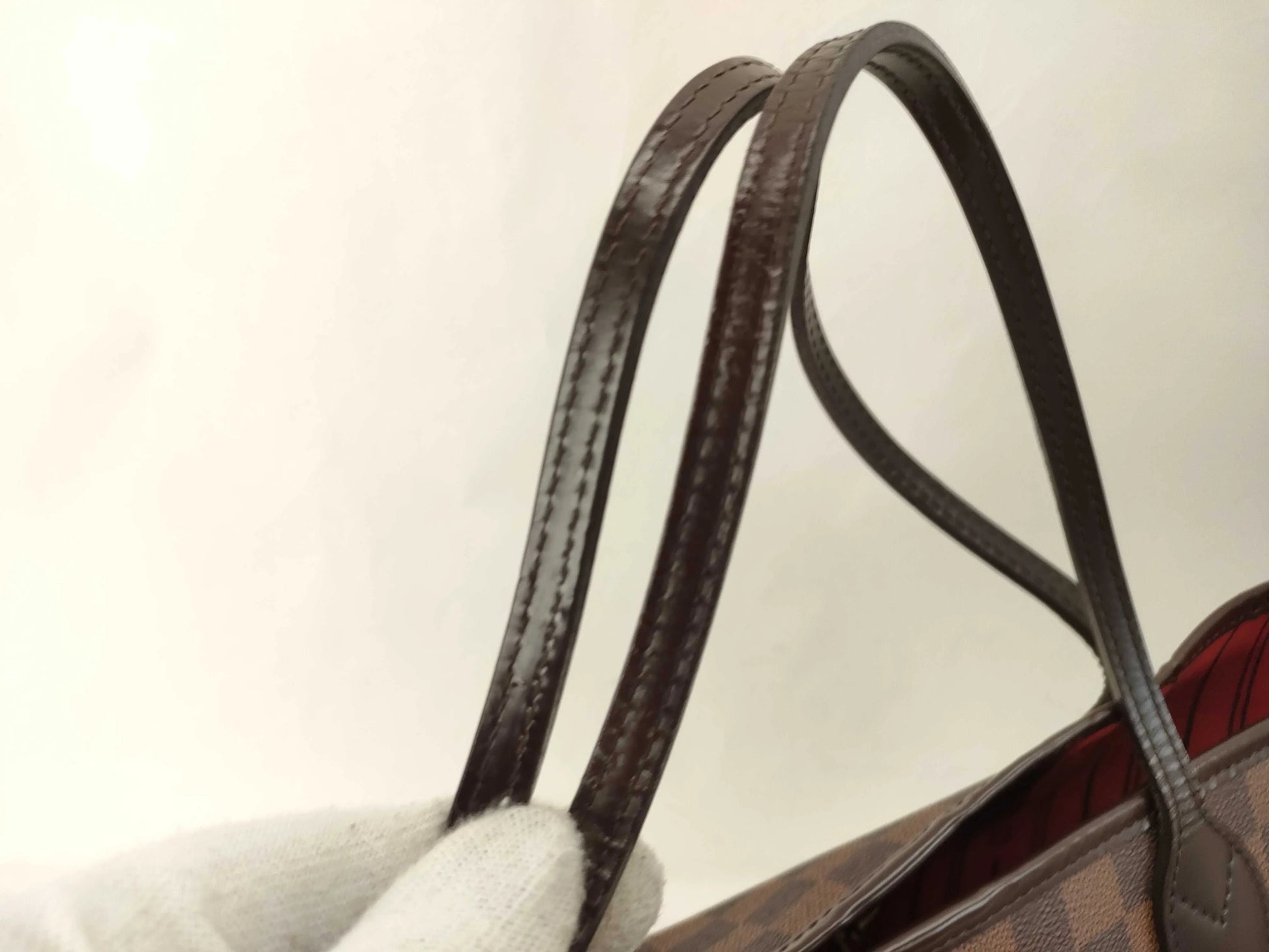 Louis Vuitton Neverfull Tote Damier, Brown, Canvas, Tote Bag