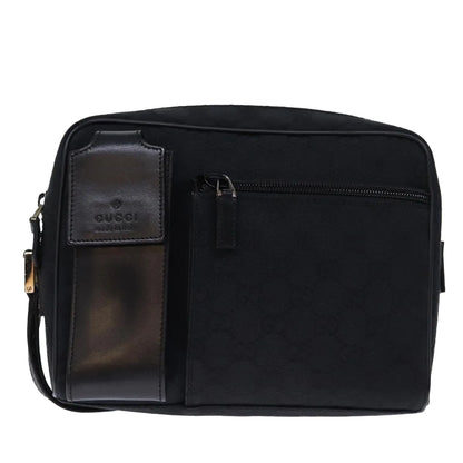 Gucci GG canvas Canvas, Black, Canvas, Clutch