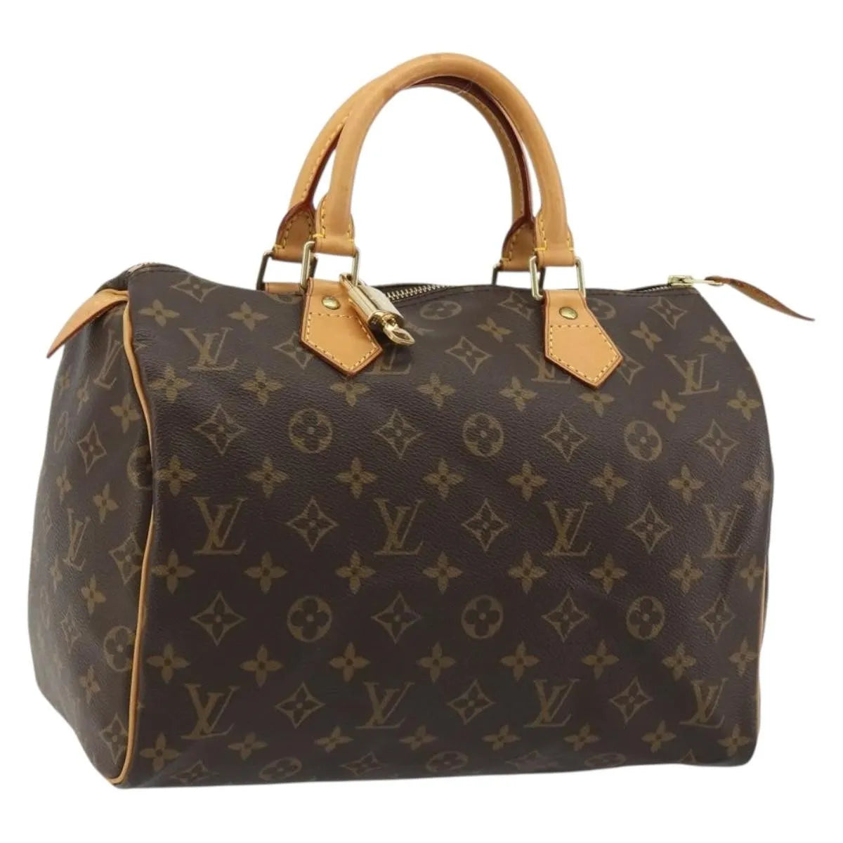 Louis Vuitton Speedy Monogram Canvas, Brown, Canvas, Handbag