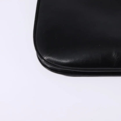 Celine Vintage Leather, Black, Leather, Shoulder Bag
