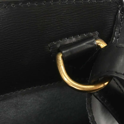 Louis Vuitton Cluny Leather, Black, Leather, Shoulder Bag