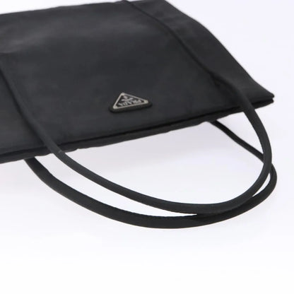 Prada cabas tessuto nylon, Black, Nylon, Handbag