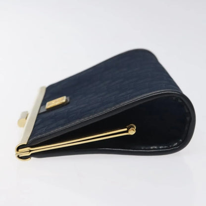 Christian Dior Trotter Canvas, Navy, Canvas, Clutch