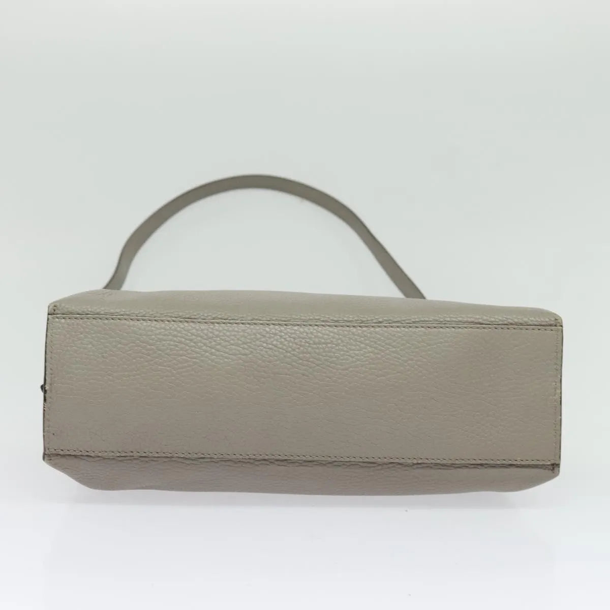 Gucci Bamboo Daily Top Handle Leather, Gray, Leather, Shoulder Bag