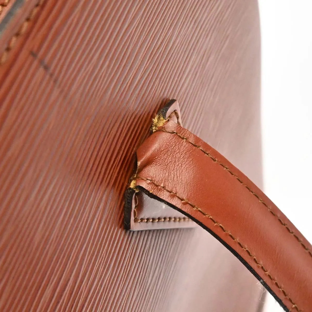 Louis Vuitton Lussac Epi Leather, Brown, Leather, Shoulder Bag