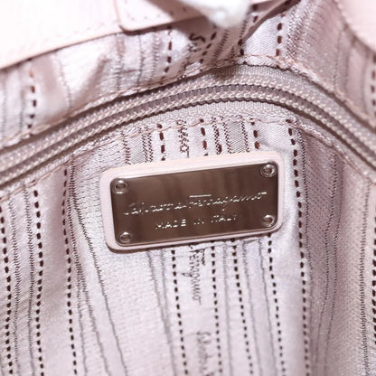 Salvatore Ferragamo Vala Patent leather, Beige, Patent Leather, Handbag