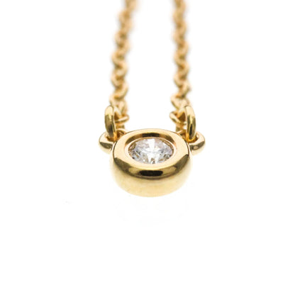 Tiffany & Co. Elsa Peretti Diamonds By The Yard 18K Rose Gold with Diamond, Gold, Pink Gold, Necklace