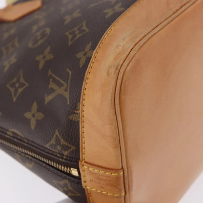 Louis Vuitton Vintage Alma Monogram Canvas, Brown, Canvas, Handbag