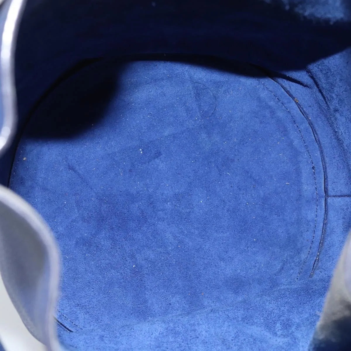 Celine Big Bag Bucket Leather, Blue, Leather, Handbag