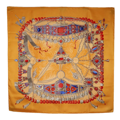 Hermes Carré 90 Silk multicolor, Multicolour, Silk, Scarf
