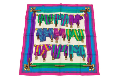 Hermes Carré 90 Silk multicolor, Multicolour, Silk, Scarf
