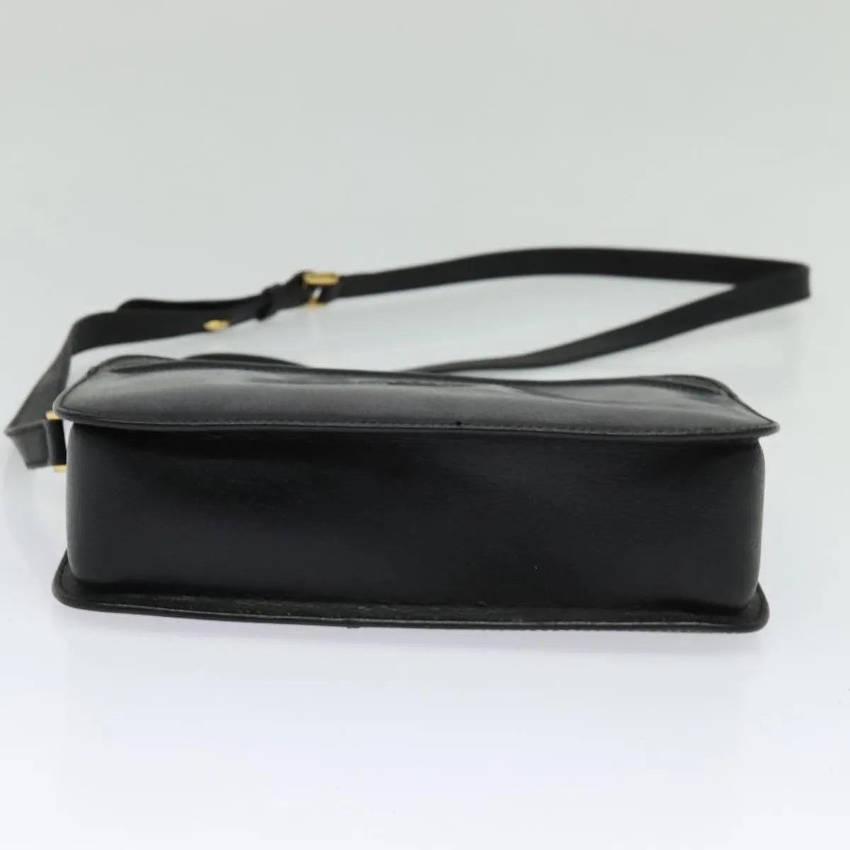 Gucci Vintage Leather, Black, Leather, Shoulder Bag