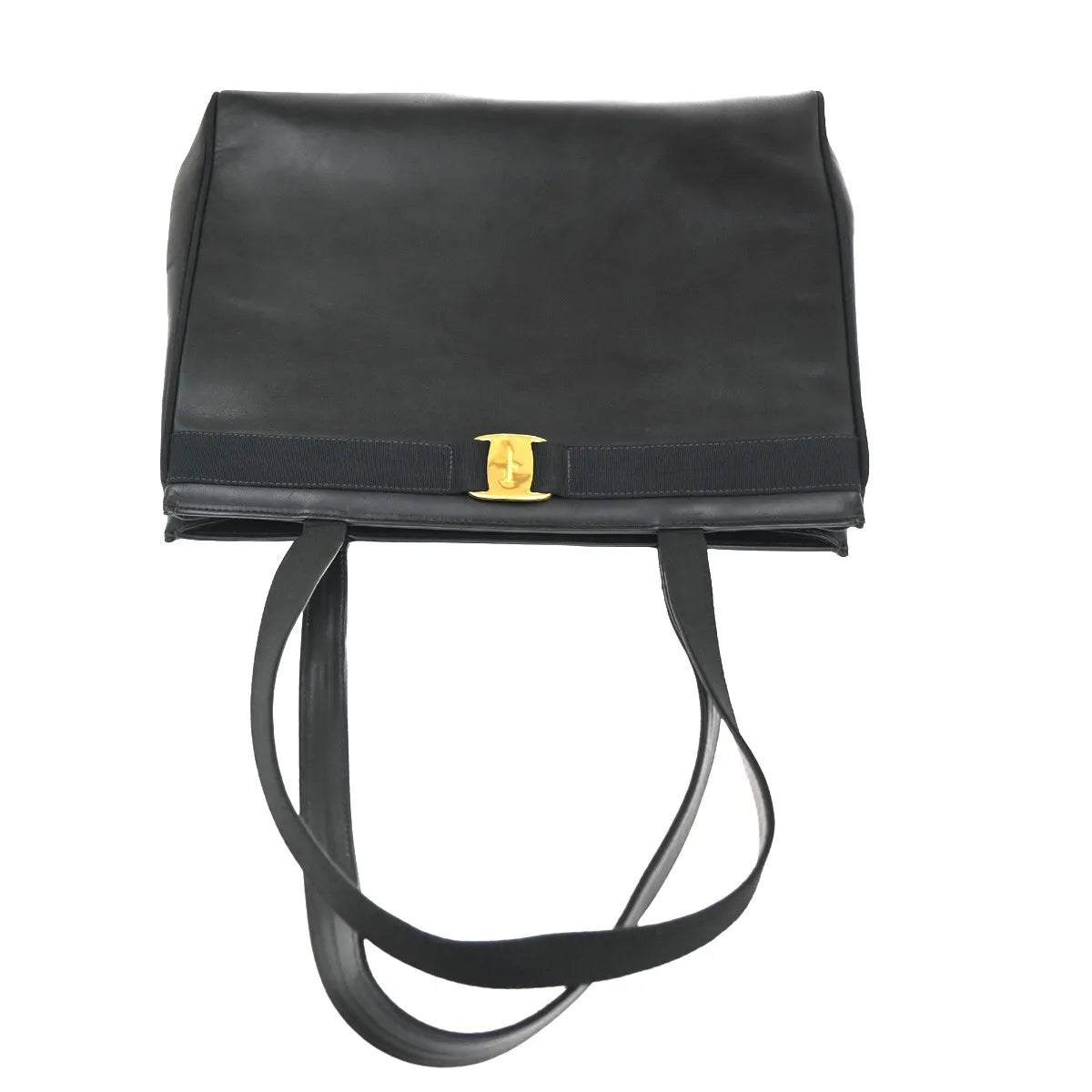Salvatore Ferragamo Vala tote Leather, Black, Leather, Tote Bag