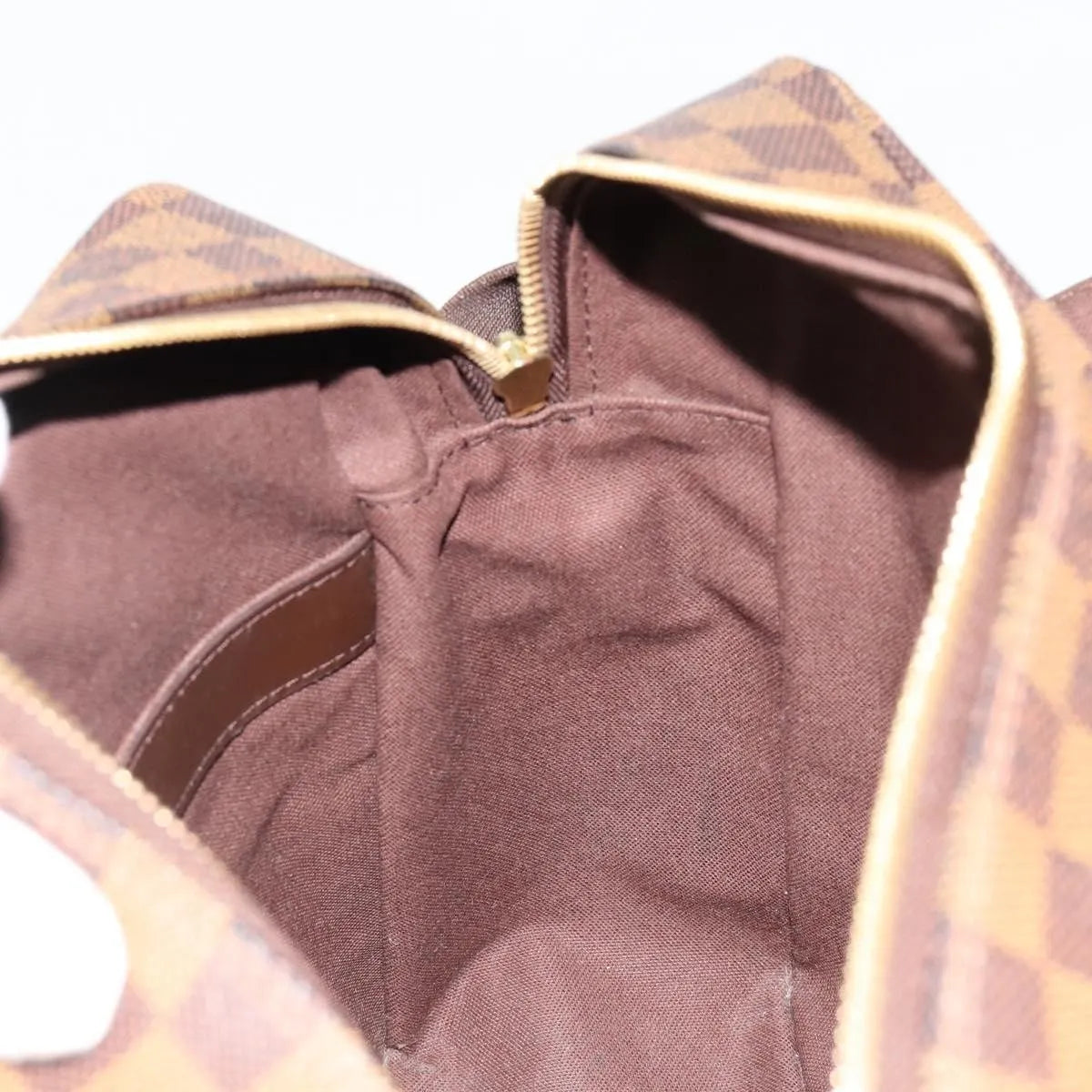 Louis Vuitton Naviglio Damier, Brown, Canvas, Shoulder Bag