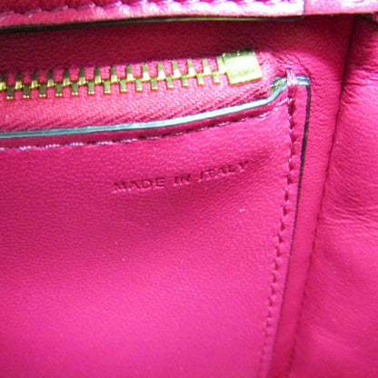 Valentino Garavani One Stud Top Handle Leather, Pink, Leather, Handbag