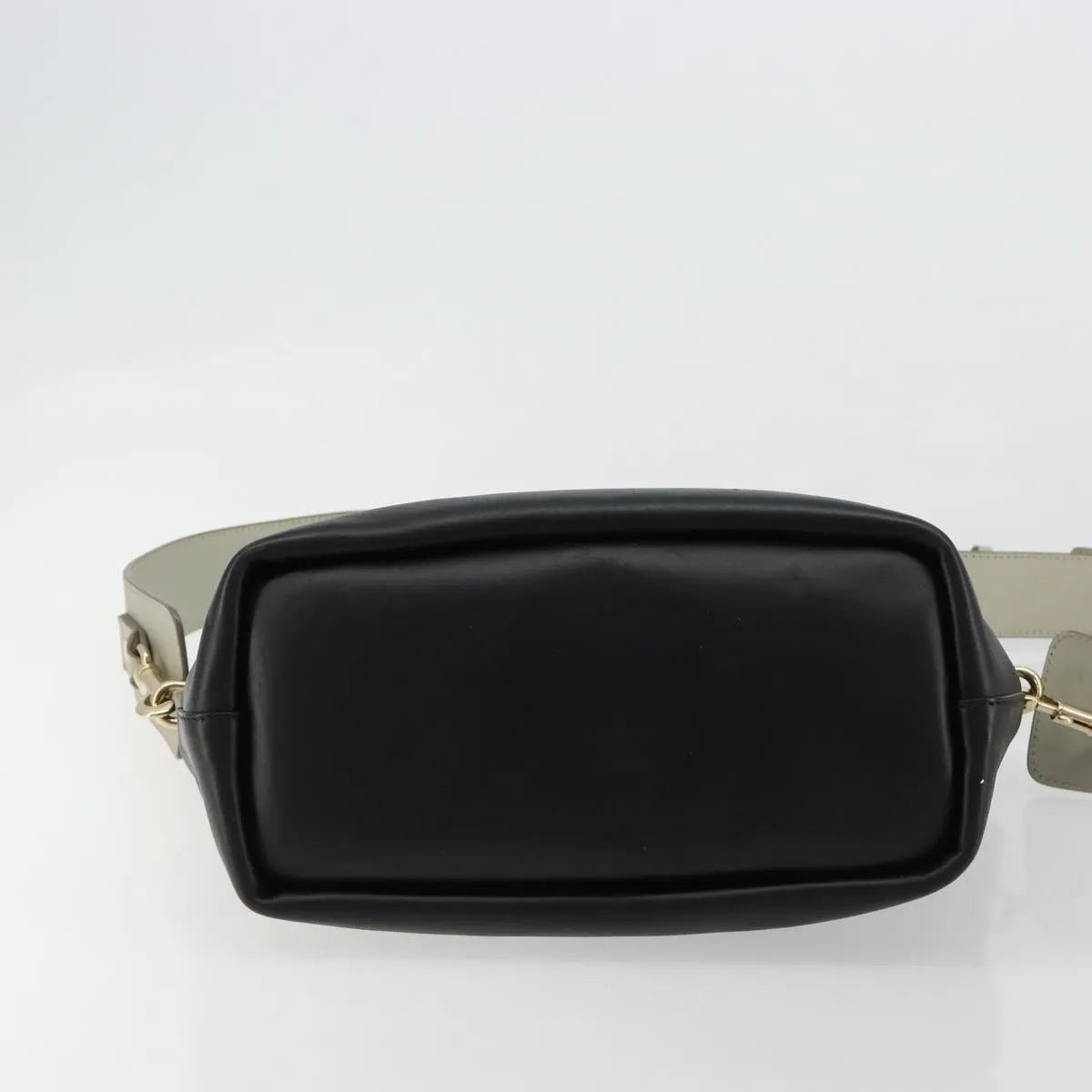 Chloe Bicolor Baylee Satchel Leather, Black, Leather, Handbag