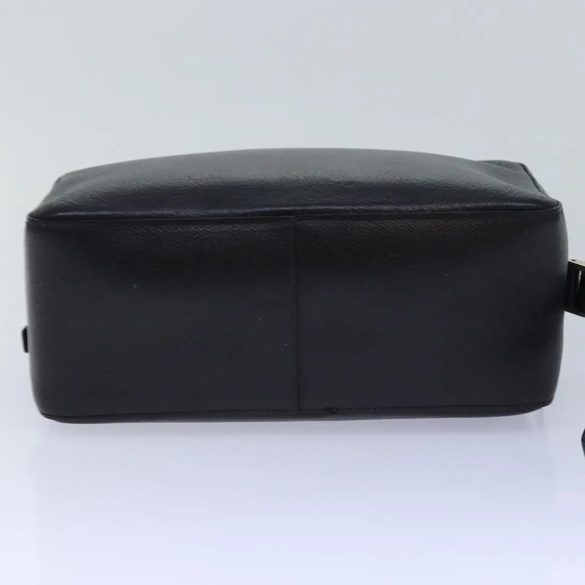 Versace Vintage Clutch Leather, Black, Leather, Clutch