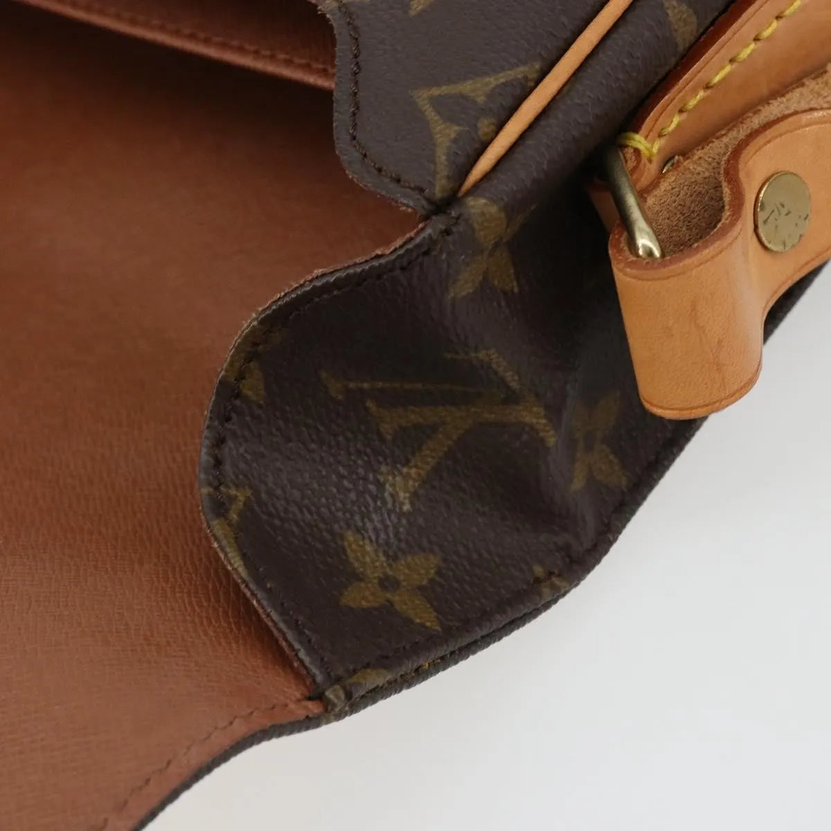Louis Vuitton Cartouchiere Monogram Canvas, Brown, Canvas, Shoulder Bag
