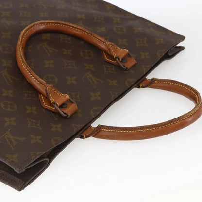 Louis Vuitton Sac Plat Monogram, Brown, Canvas, Tote Bag
