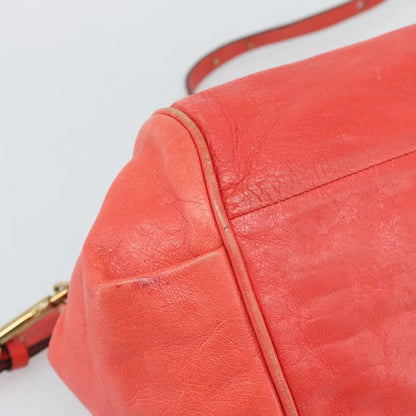 Chloe Ethel Leather, Red, Leather, Handbag