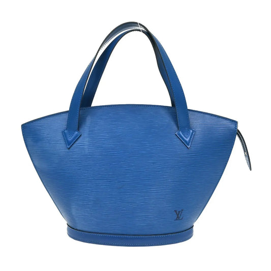 Louis Vuitton Saint Jacques Epi Leather, Blue, Leather, Handbag
