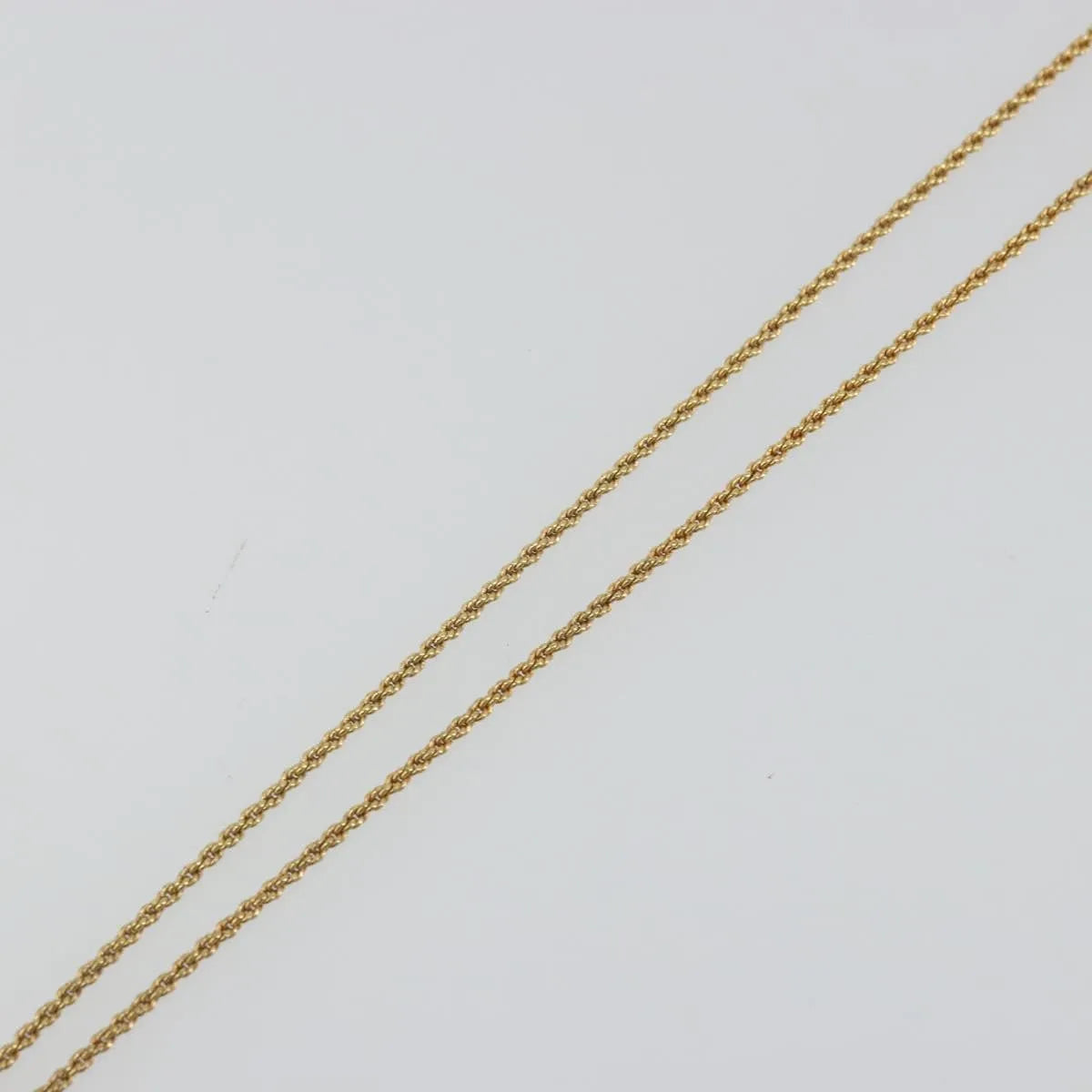 Christian Dior CD Round Pendant Metal, Gold, Metal, Necklace